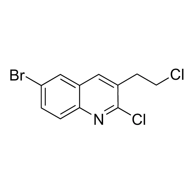 Merck 2-Chloro-3-(2-chloroethyl)-6-bromoquinoline