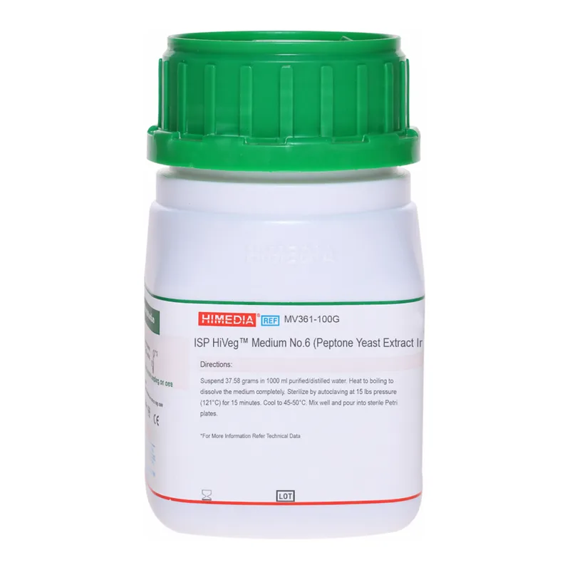 Himedia ISP HiVeg Medium No. 6 (Peptone Yeast Extract Iron HiVeg Agar)