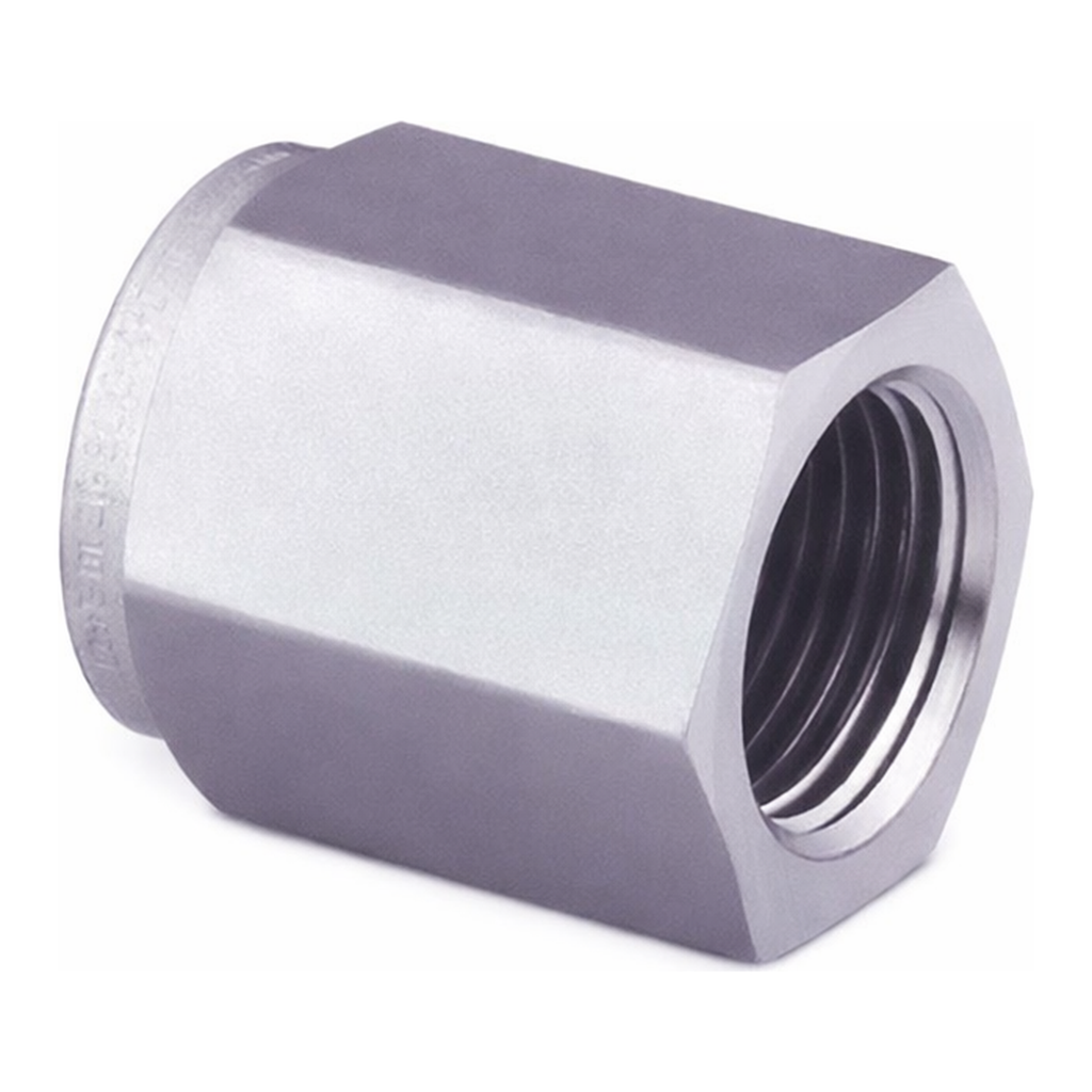 Restek Sample Cylinder, SST Pipe Cap 1/4in Female NPT Sulfinert