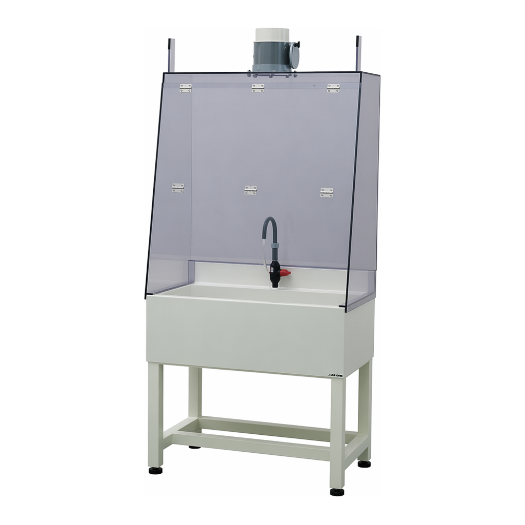 AS ONE Tabletop Hood for Sink (for PVC Sink/AIIP) without Beaker 616 x 500 x 1228 mm, 개수대용 탁상 후드