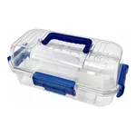 AS ONE DuraPorter® Sample Transport Box, 방진·방습 캐리어(투명)