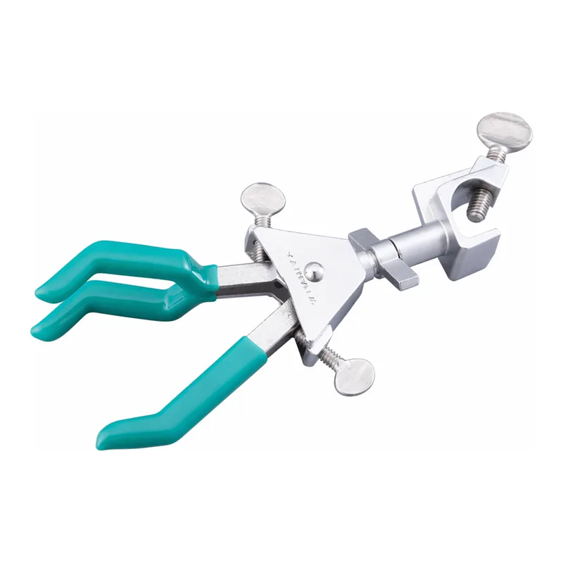 AS ONE Stainless Three-Prong Dual Adjust Clamp with Swivel Holder, 스테인리스 양개 클램프(회전홀더 타입)