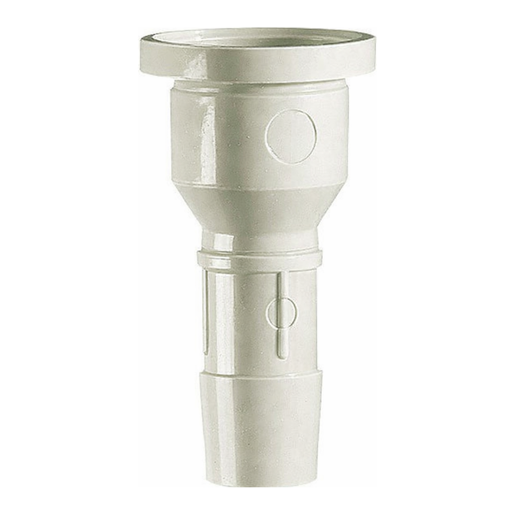 Thermo Fisher Scientific Plastic Sanitary PP Couplings for Tubing ID 3/8 in., 1 11/16 in. x 31/32 in. x 5/16 in.