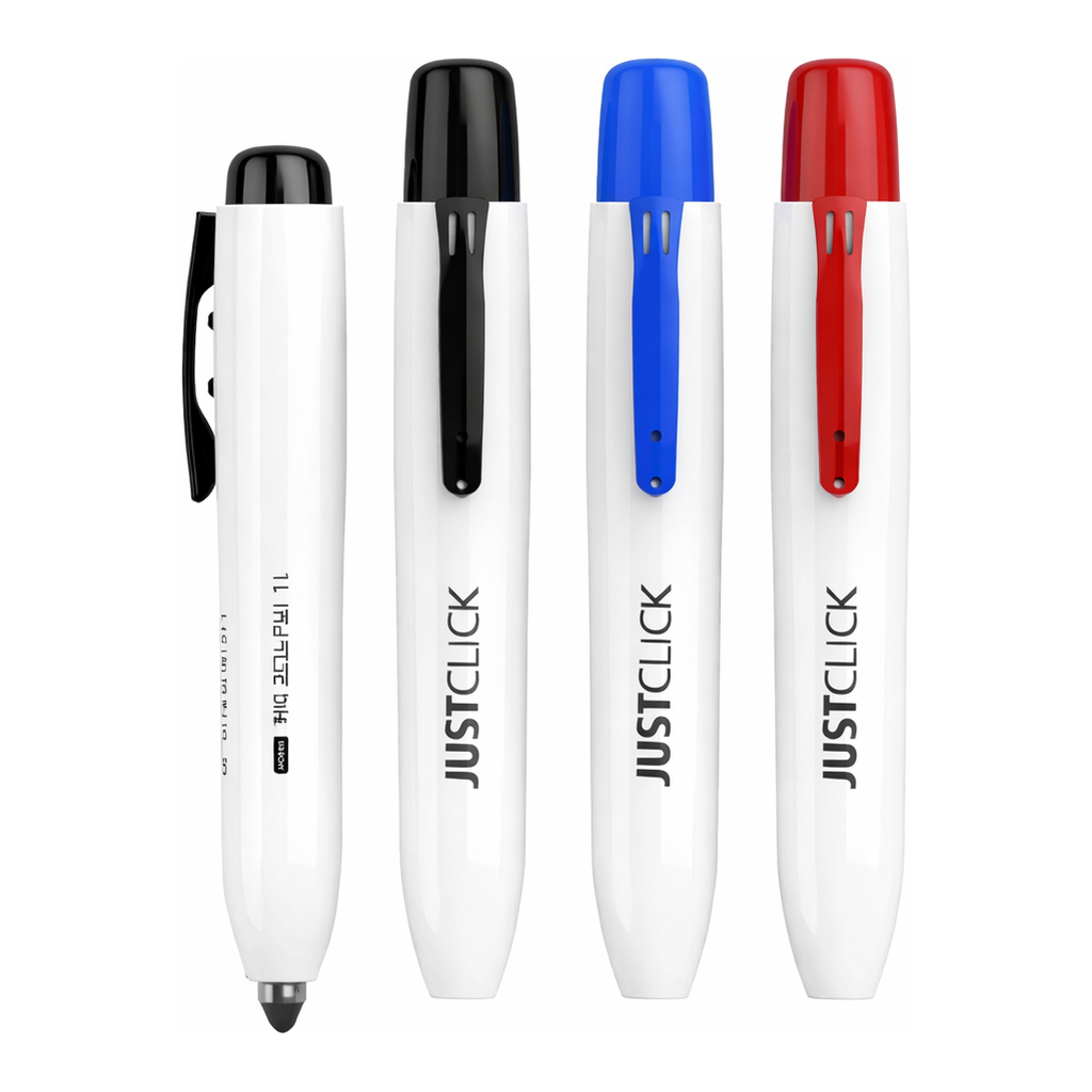 OFFICENEX 저스트클릭 화이트보드마카L 적색(3.0mm/모리스)