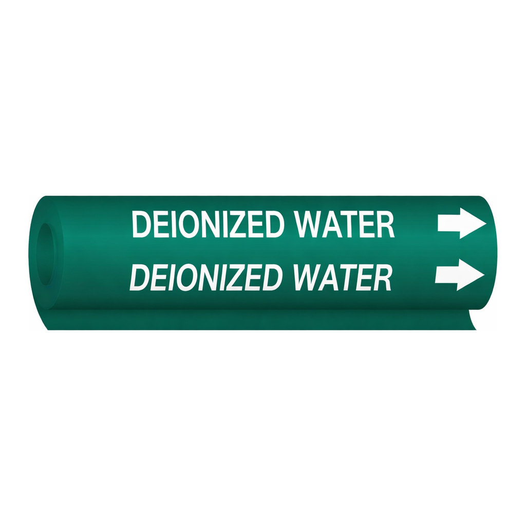 Brady DEIONIZED WATER High Performance Pipe Marker