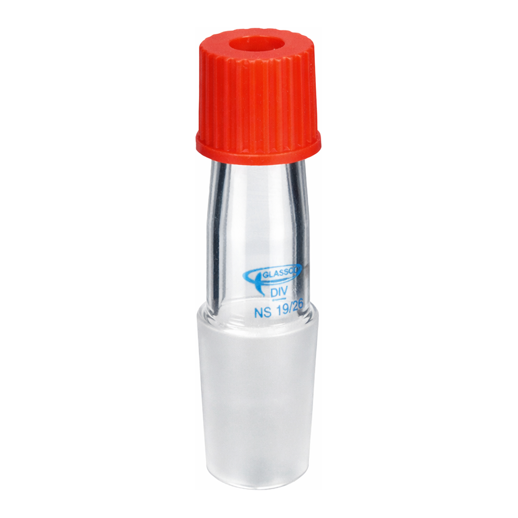 Daihan Science Screw Adapter Set for Thermometer & inlet Tubes, with Glass Cone, for Φ5~7mm Gri