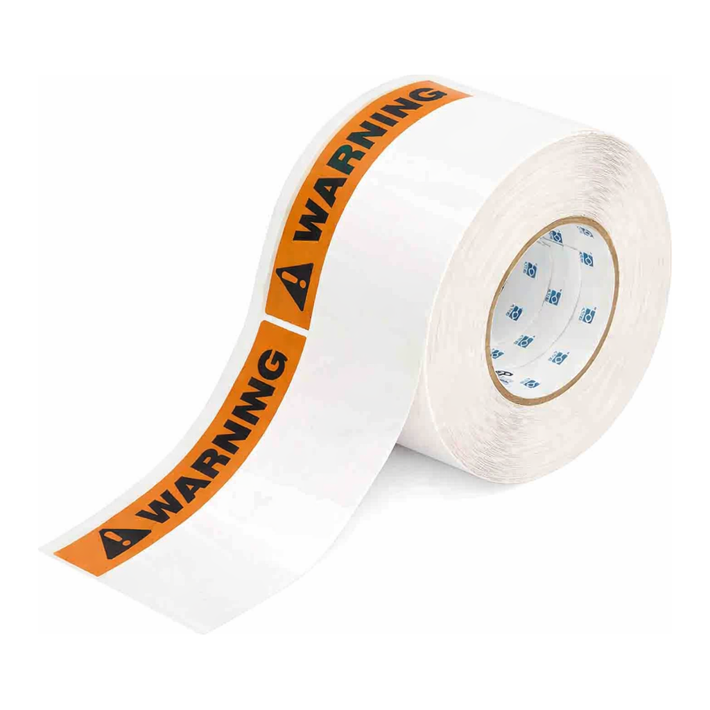 Brady 3" Core High Adhesion Glossy Polyester Preprinted Header Labels