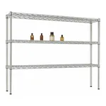AS ONE Wire Shelf Set(for Laboratory Table), 실험대 선반세트(크롬 도금)