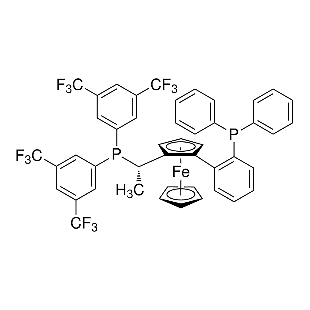 Merck (S)-1-{(SP)-2-[2-(Diphenylphosphino)phenyl]ferrocenyl}ethylbis[3,5-bis-(trifluoromethyl)phenyl]phosphine