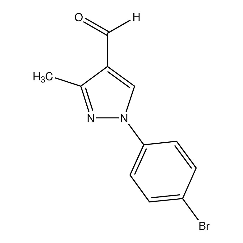 Merck 1-(4-Bromophenyl)-3-methyl-1H-pyrazole-4-carbaldehyde