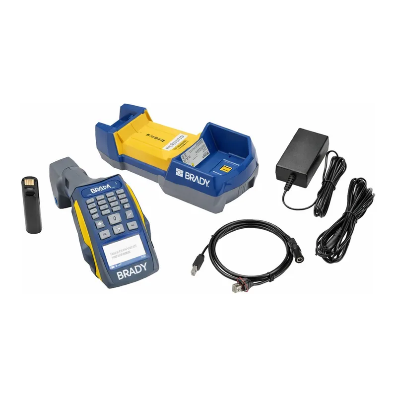 Brady V4500 Wireless Bluetooth Programmable Barcode Scanner and Cradle Kit - 1D, 2D, QR Code