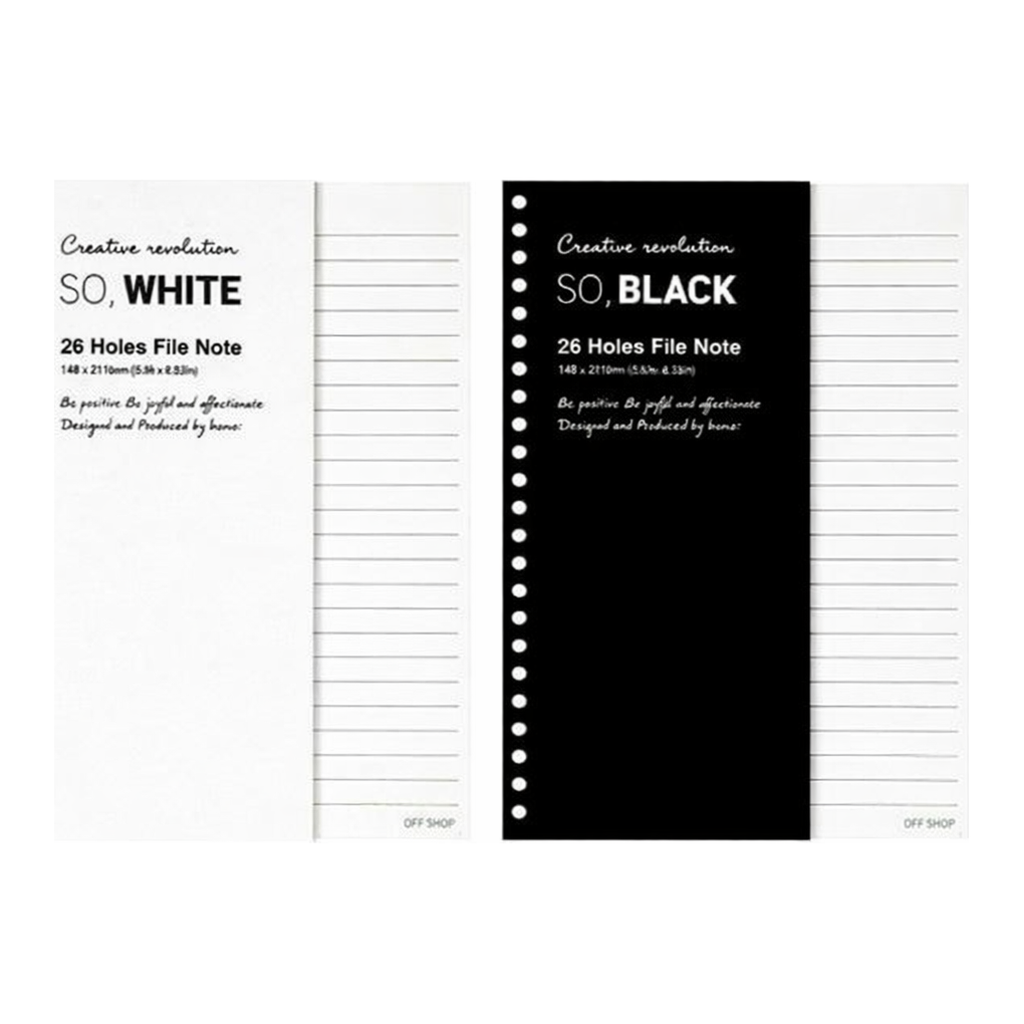 OFFICENEX 데이스토리 26공화일노트 리필(187x257mm)