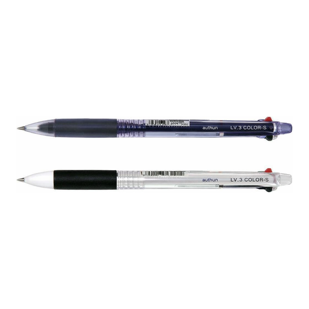 OFFICENEX 문화 초저점도2색볼펜 (에스볼펜/2색볼펜/0.7mm/색생랜덤)