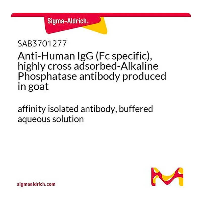 Merck Anti-Human IgG (Fc specific), highly cross adsorbed-Alkaline Phosphatase antibody produced in goat