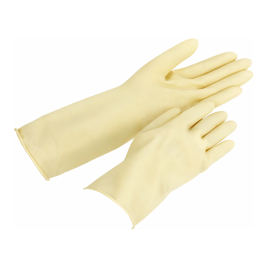 Daihan Science FoodisTM Sanitary Natural Latex Glove, for Food, Embossing Textured, Antibacteri