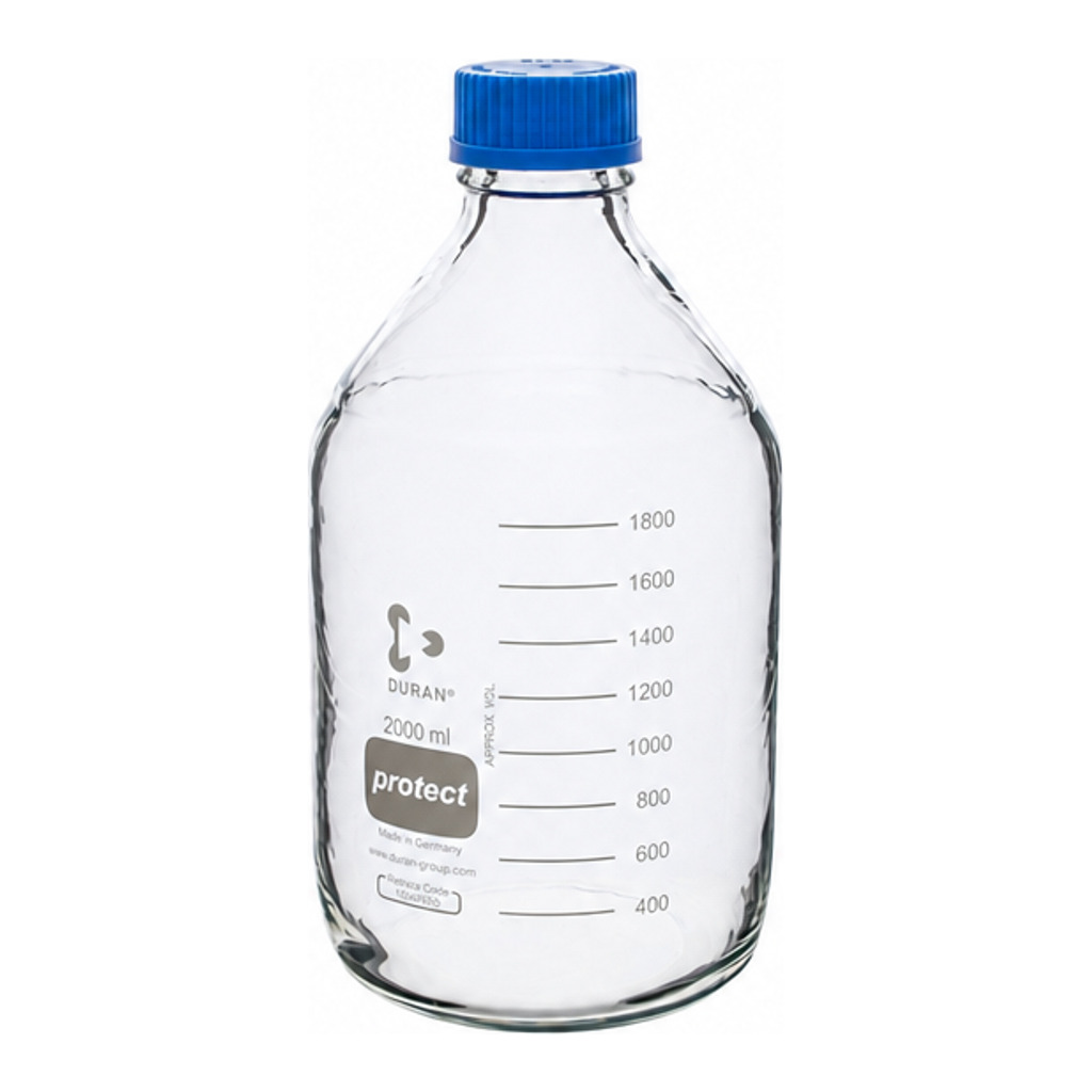 DURAN protect bottle GL45, 2000ml, clear