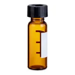 Waters TruView pH Control LCMS Certified Amber Glass, 12 x 32 mm, Screw Neck Vial, with Cap and preslit PTFE/Silicone Septum, 2 mL Volume, 100/pk