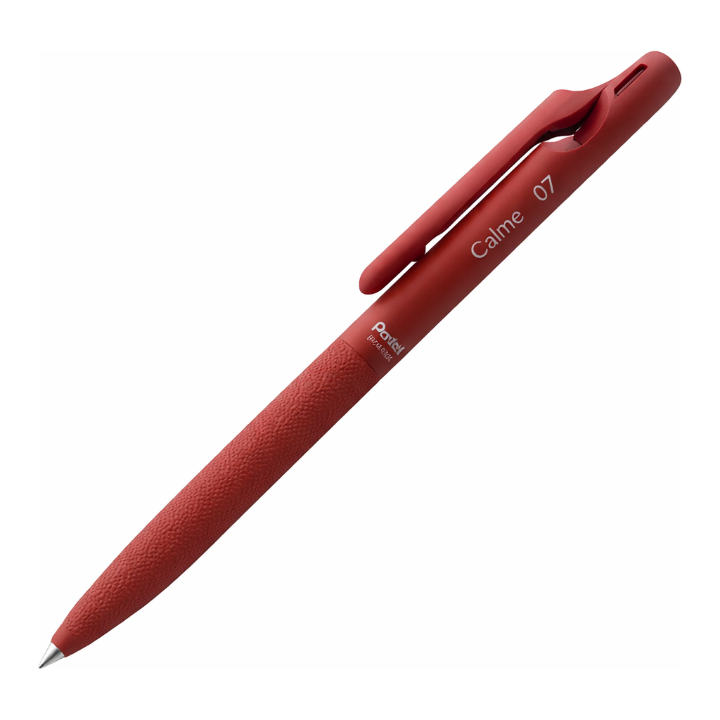 OFFICENEX 펜텔 카르므 볼펜 적색(0.7mm/바디색상:레드/BXA107B-B)