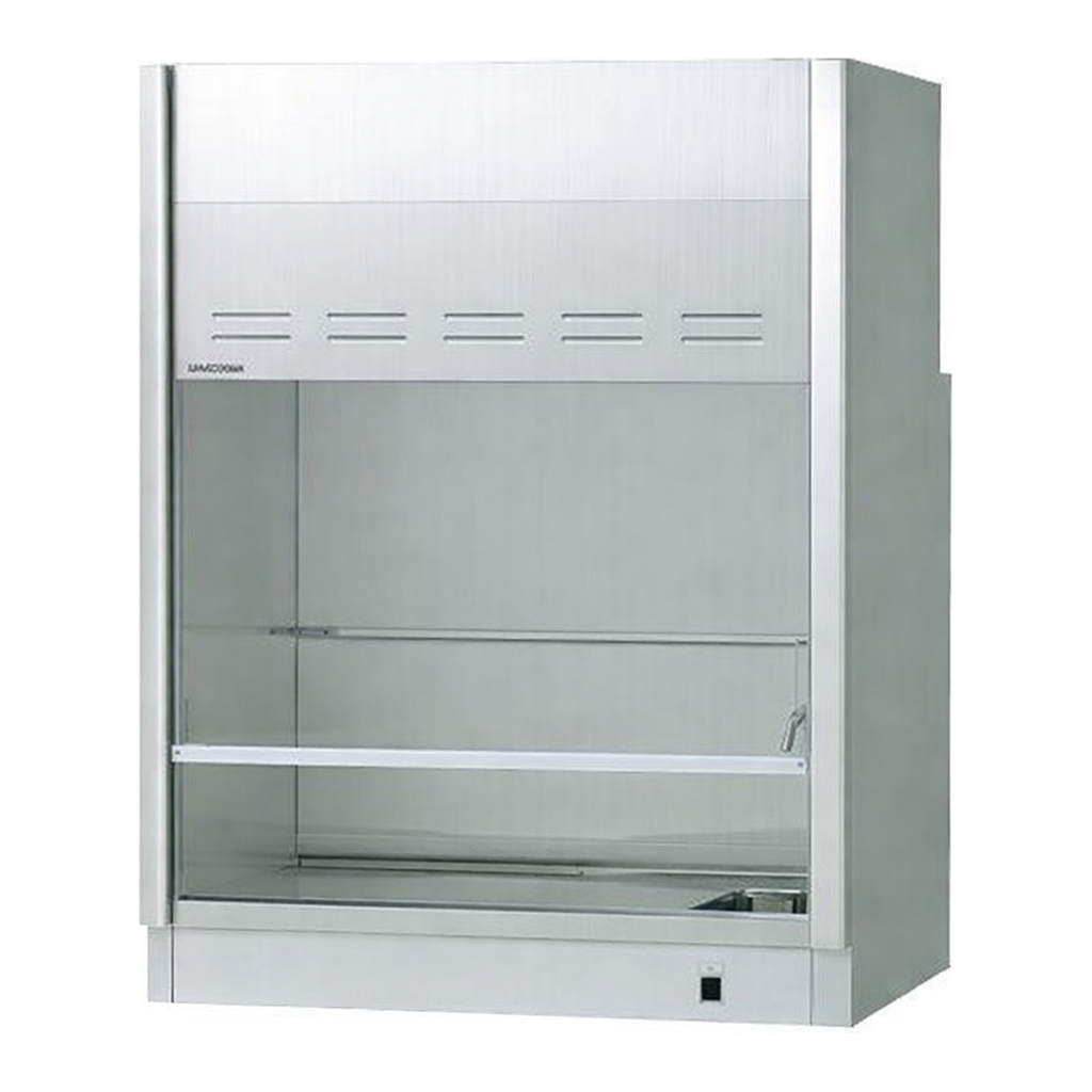 AS ONE Lab Fume Hood (SUS·W900·DesktopType), 랩용 퓸후드(스테인리스·폭900·탁상 타입)