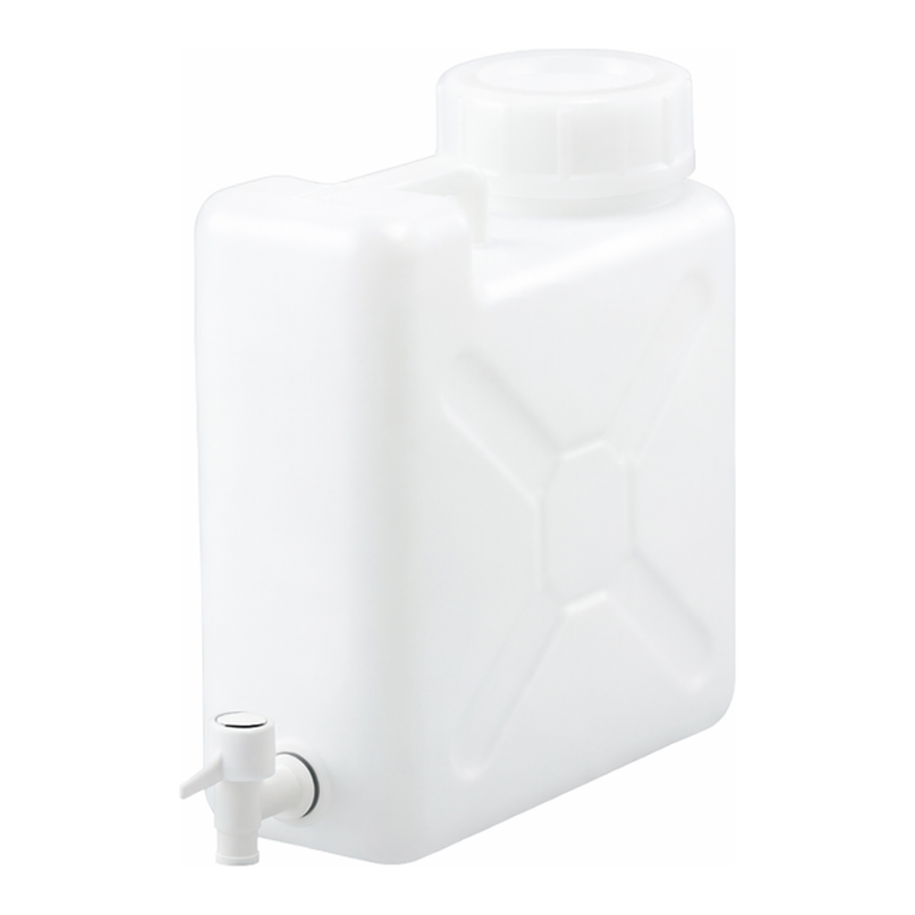 AS ONE HENPEI Bottle with Stopcock (Fluorotect) 10 L