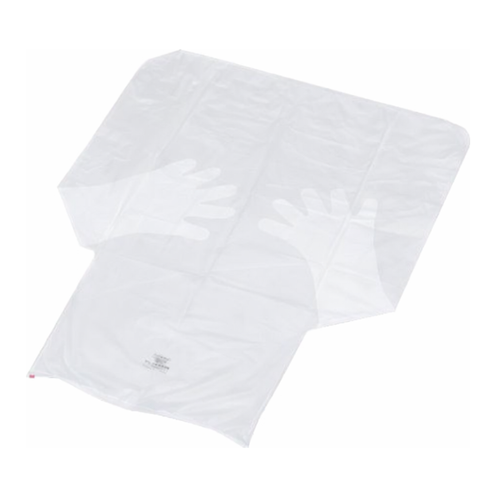 AS ONE Glove Bag (Slide Chuck Type) 690 x 690 x 380mm
