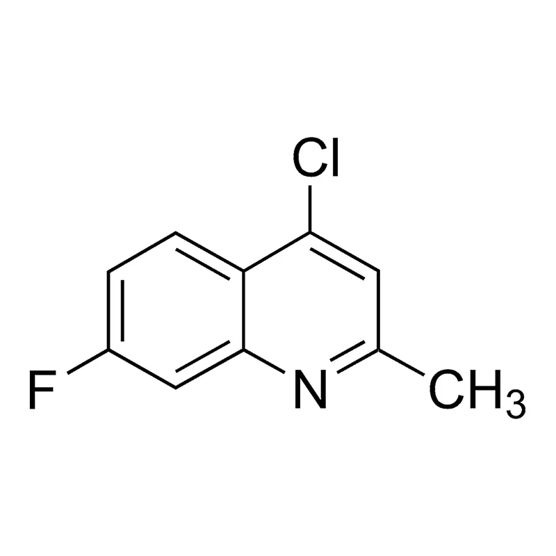 Merck 4-Chloro-7-fluoro-2-methylquinoline