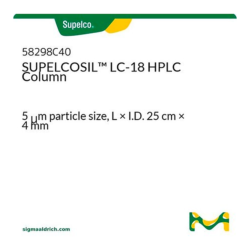Merck SUPELCOSIL(TM) LC-18 HPLC Column