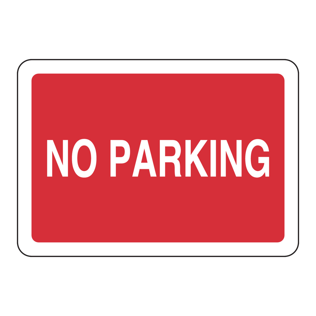 Brady No Parking Sign