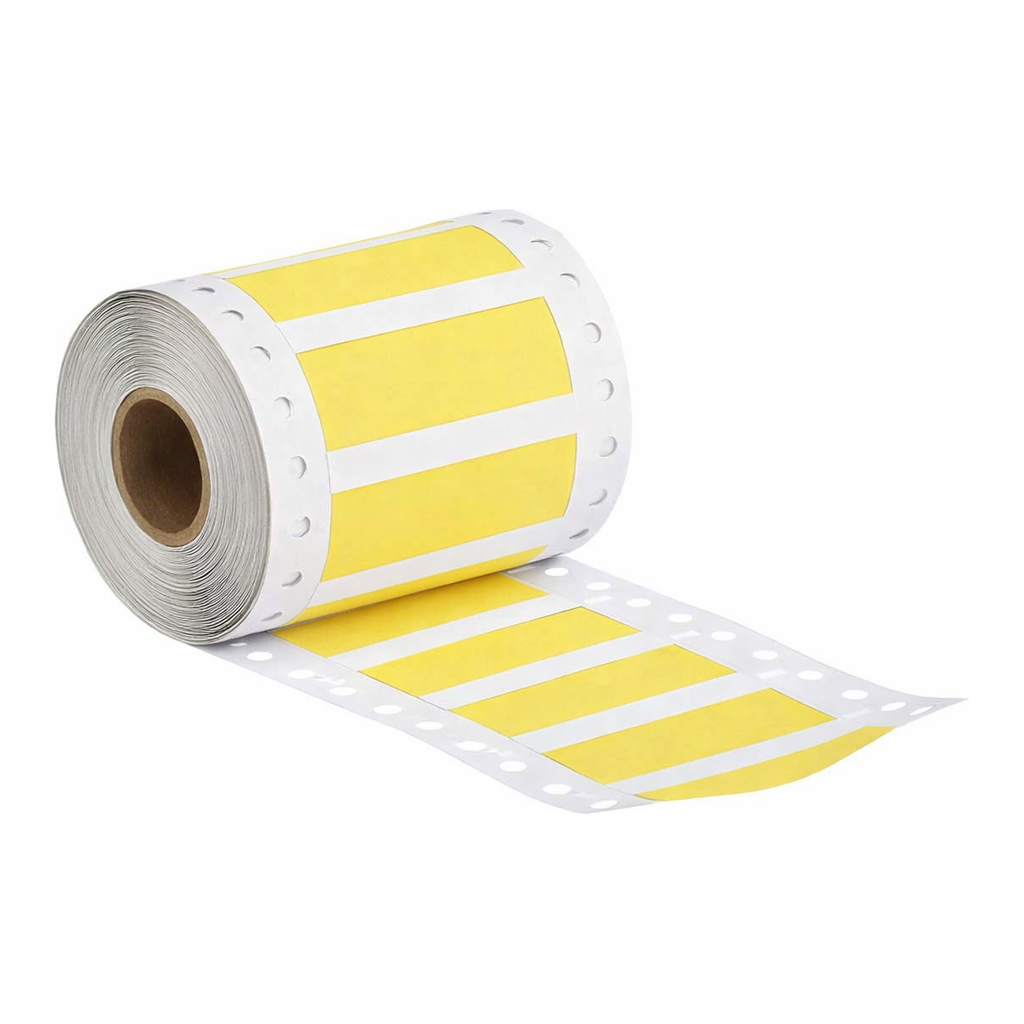 Brady PermaSleeve Heat Shrink Wire and Cable Labels, 1/2" Dia, for 1" Small Core Printers