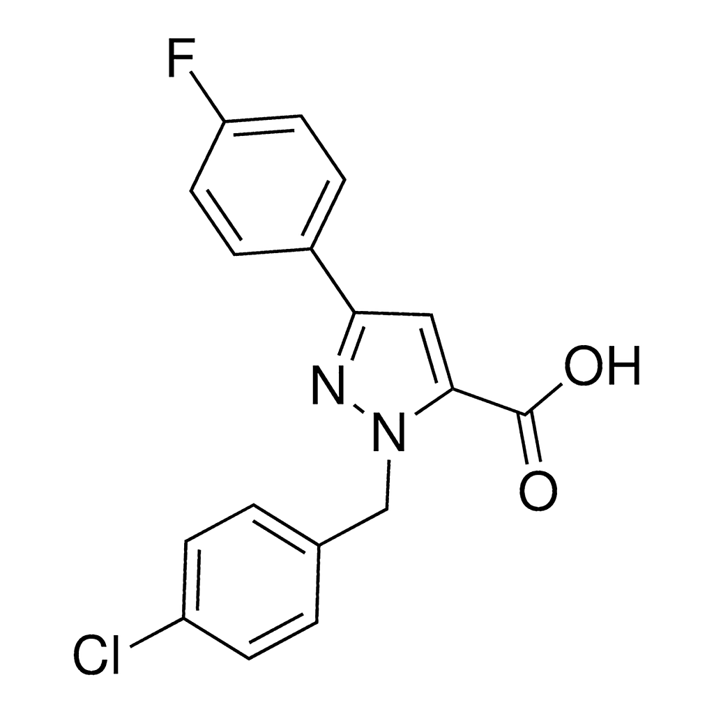 Merck 1-(4-Chlorobenzyl)-3-(4-fluorophenyl)-1H-pyrazole-5-carboxylic acid
