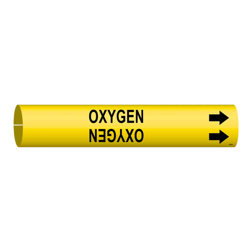 Brady OXYGEN Snap-On Pipe Marker