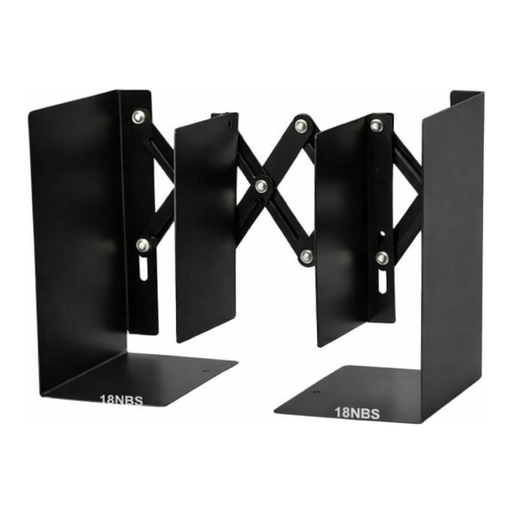 OFFICENEX CARL 접이식책꽂이 ALB-77 (블랙) W105~350xL197xH281mm 1700g