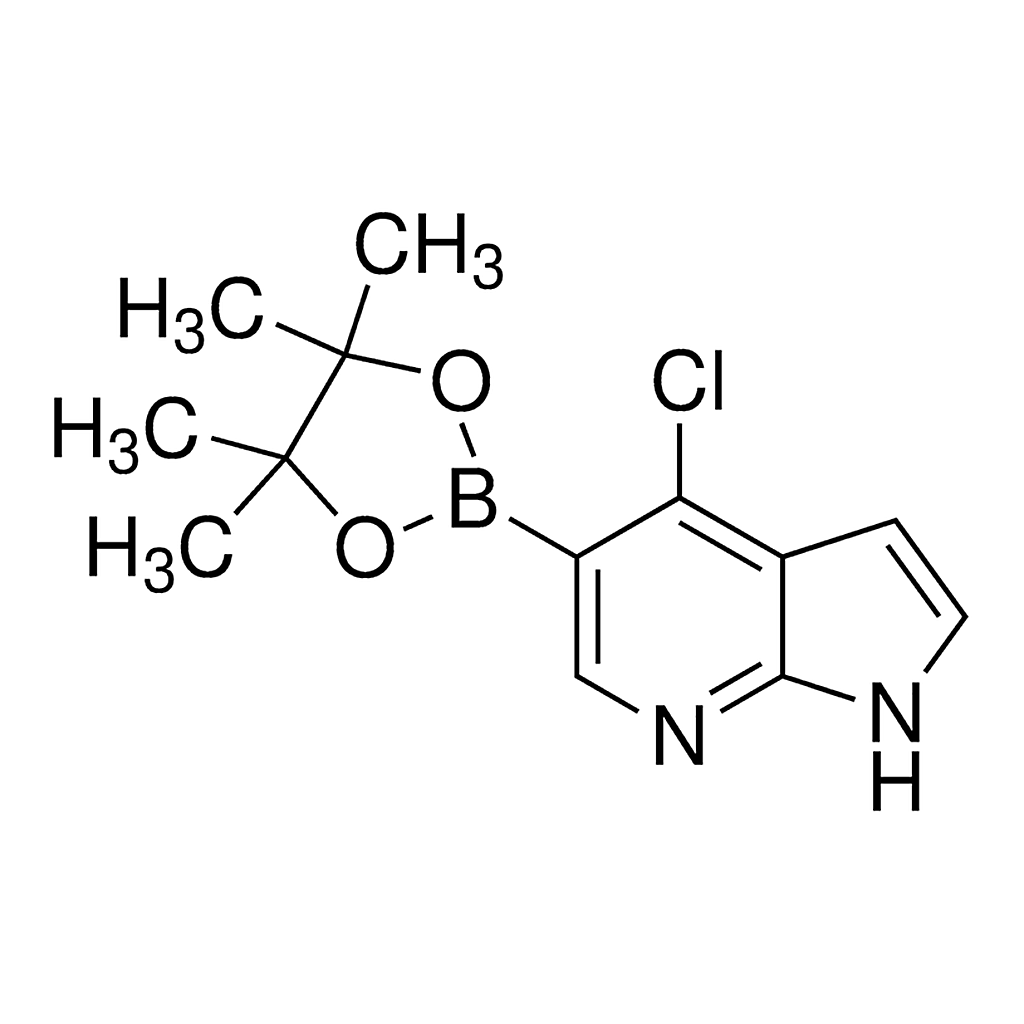 Merck 4-Chloro-5-(4,4,5,5-tetramethyl-1,3,2-dioxaborolan-2-yl)-1H-pyrrolo[2,3-b]pyridine