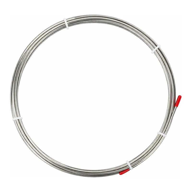 Restek Tubing, Stainless Steel, 304SS Rinsed and Cleaned 1/4in OD x 0.210in ID, 50ft Roll