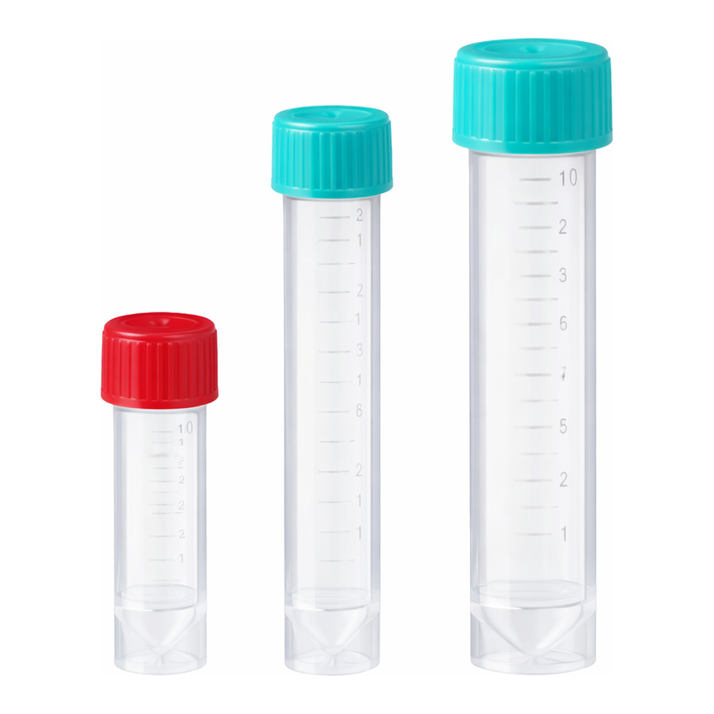Daihan Science Biofil 5~30㎖ PP Disposable Sampling Tubes, with Leakproof HDPE Screwcap, Transp