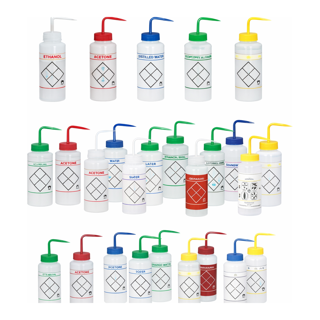 Merck Scienceware(R) safety labeled wash bottles