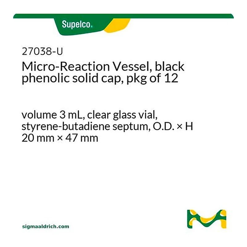 Merck PK12 3ML MICRO REACTION VESSEL
