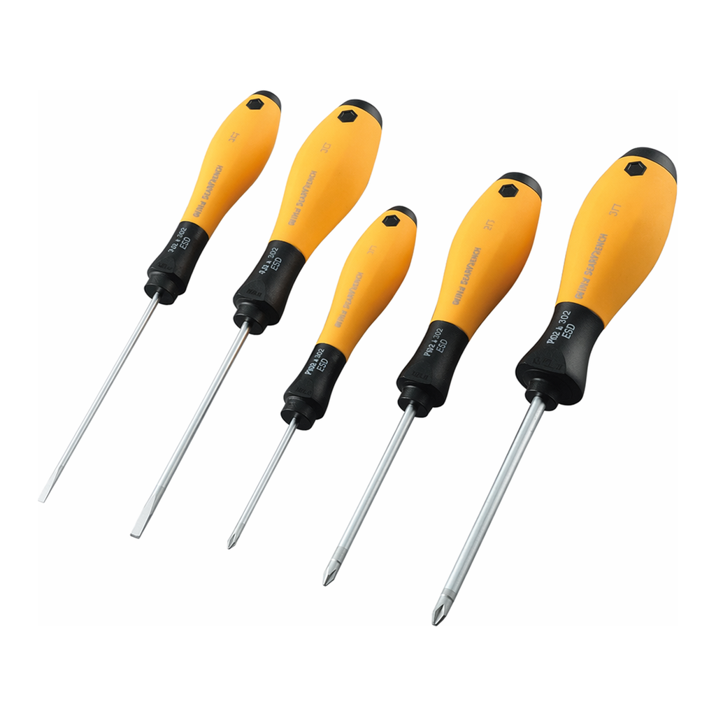 AS ONE ESD Antistatic Screw Driver  Set (SoftFinish®), ESD정전방지용 드라이버
