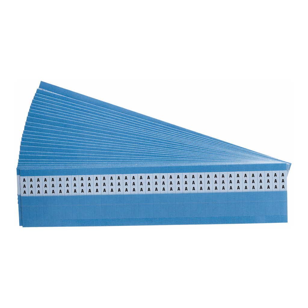 Brady Alphabetical Self-laminating Wire Marking Cards