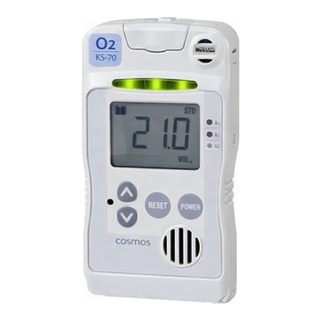 AS ONE Oxygen Indicator and Alarm, 일체형 산소검지 경보기