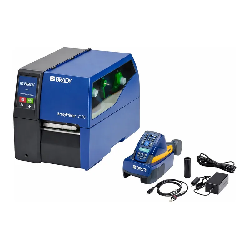 Brady BradyPrinter i7100 300 dpi with V4500 Barcode Scanner and Product & Wire ID Software