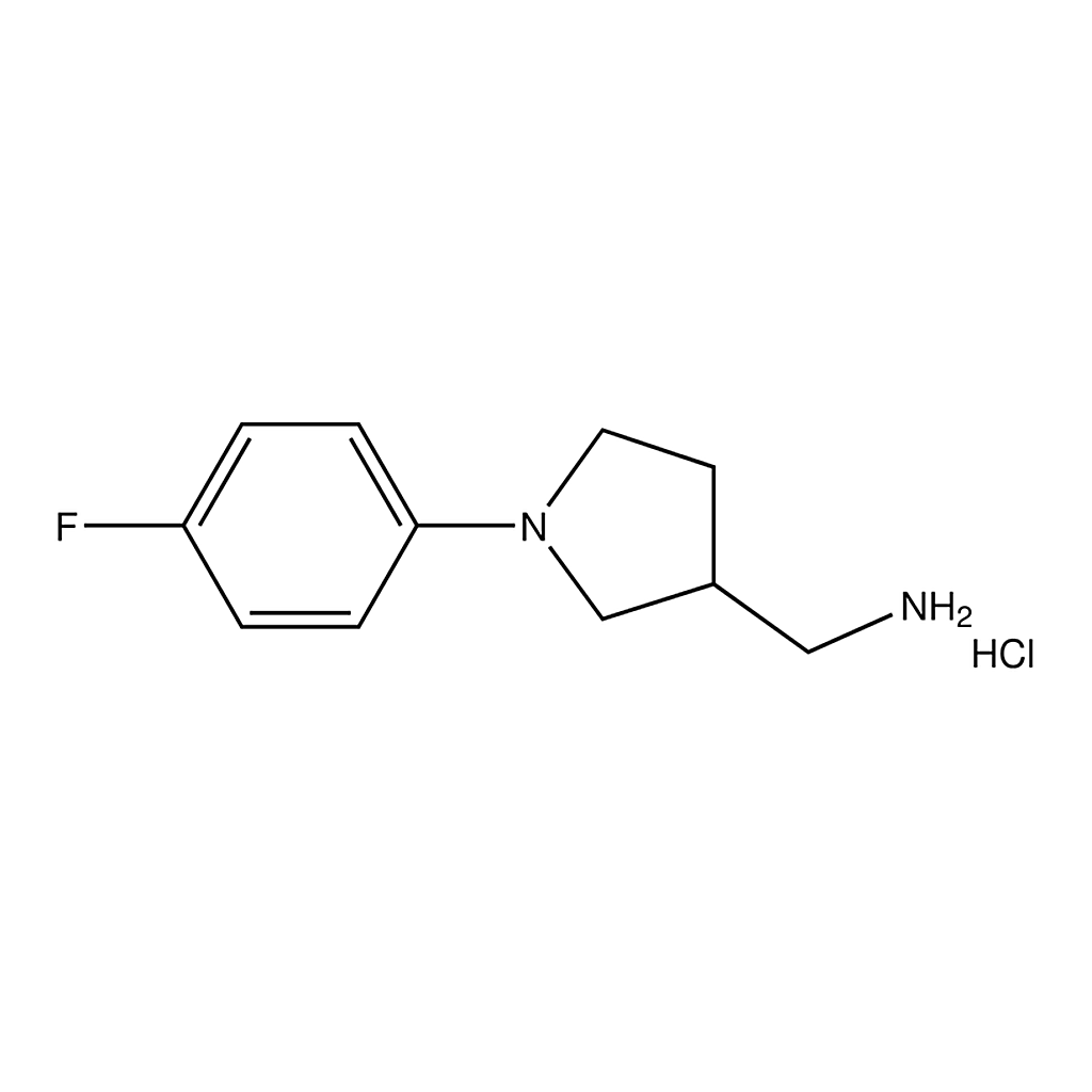 Merck {[1-(4-Fluorophenyl)-3-pyrrolidinyl]methyl}amine hydrochloride