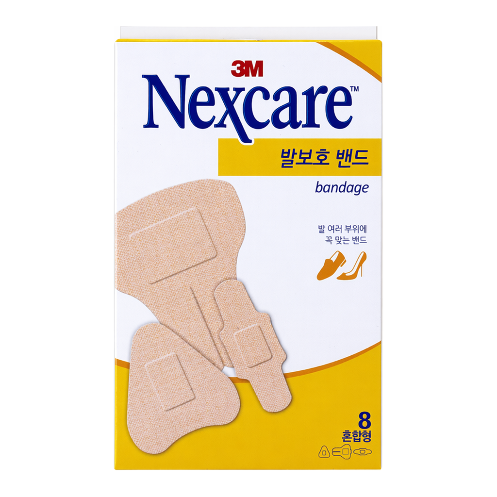 Daihan Science 3M Nexcare First-aid Foot Protection Bandage, 3-type, Hygienic Coating Pad wit