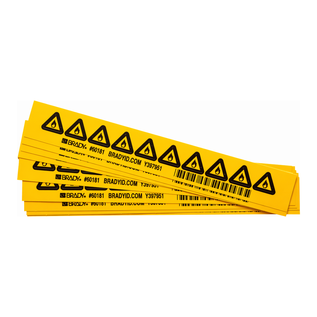 Brady Warning Labels - Picto: Flammable Material
