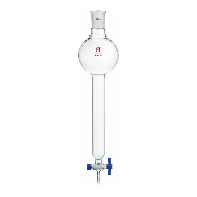 Merck Synthware(TM) chromatography column with reservoir and PTFE stopcock