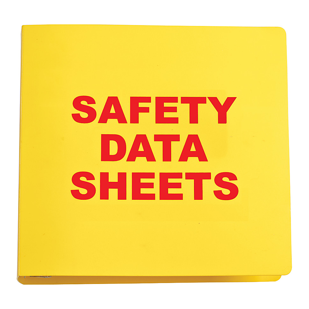 Brady Standard MSDS Binder - 3" Ring With Insert