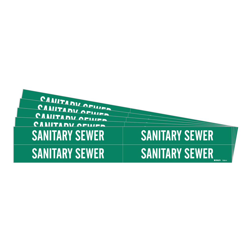 Brady SANITARY SEWER Pipe Marker