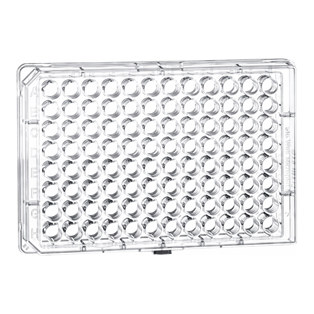 Greiner Bio One MICROPLATE FOR SUSPENSION CULTURE, 96 WELL, PS,F-BOTTOM (CHIMNEY WELL), CLEAR, LID WITH CONDENSATION RINGS, STERILE, SINGLE PACKED