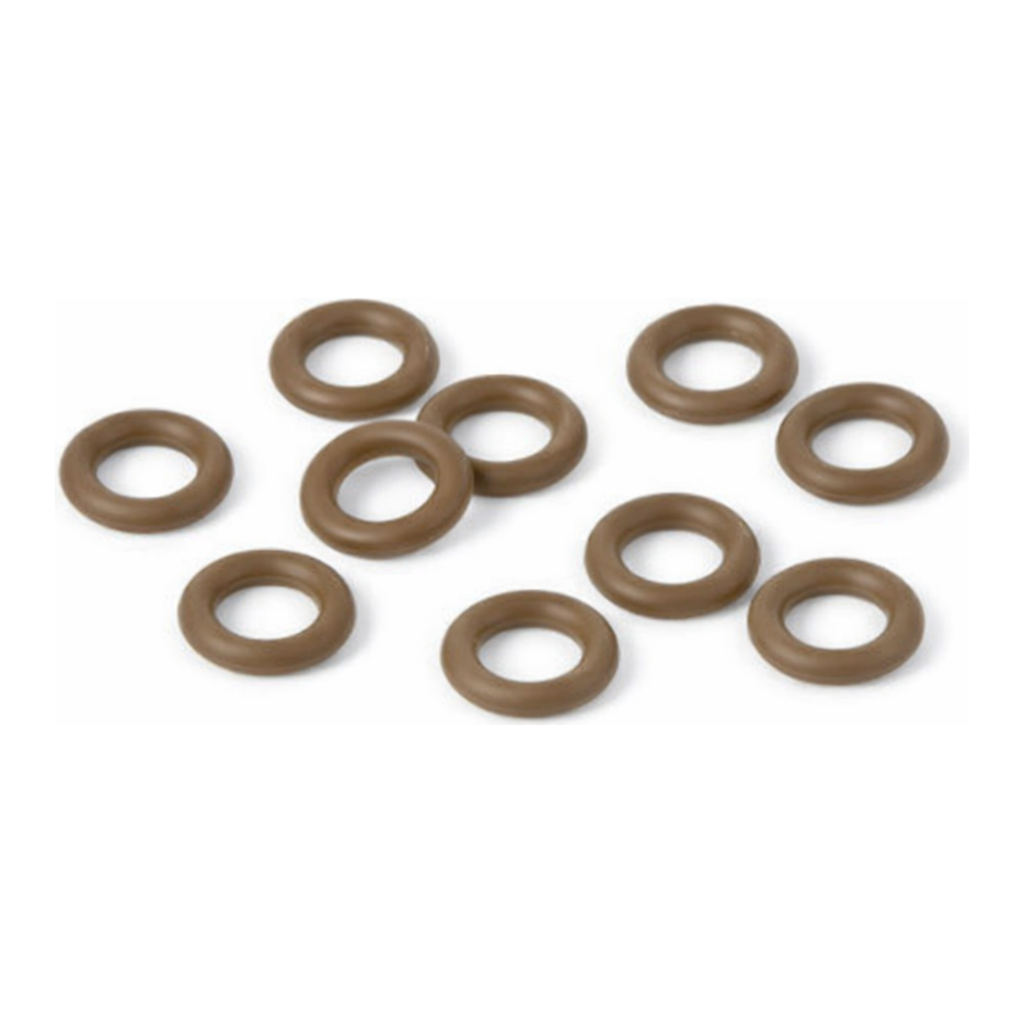 Restek O-rings, Viton, 10pk, for use with the Agilent Flip Top Assembly (Brown Viton Material)