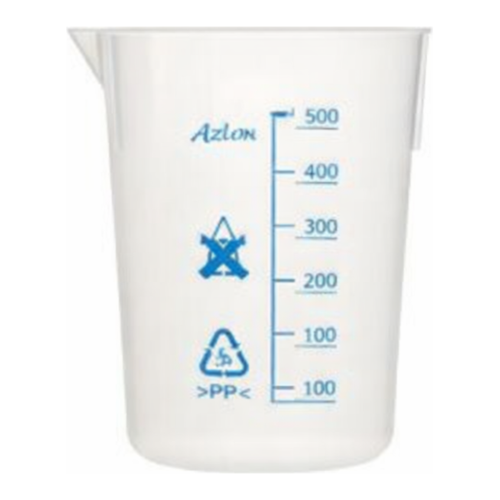 Merck Azlon Tapered Beakers with Printed Graduations